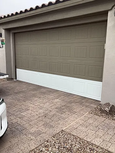 Garage door replacement panels