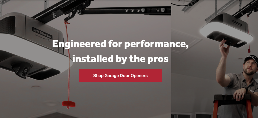 The new LiftMaster Garage Door Operators