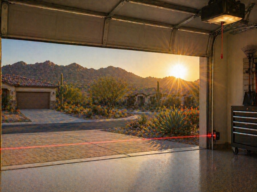 Can The Sun Near The McDowell Mountains Cause My Garage Door Sensor To Malfunction