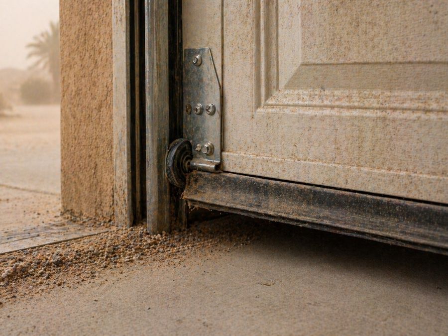 Garage Door Grind After a Haboob Dust Storm