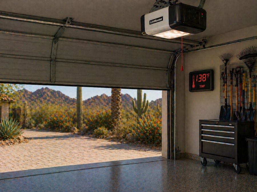 Garage Door Opener Stop Working At The Hottest Time Of Day In Phoenix