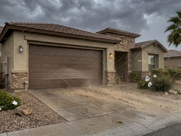 How Do I Protect My Garage Door From Monsoon Wind Damage in the West Valley?