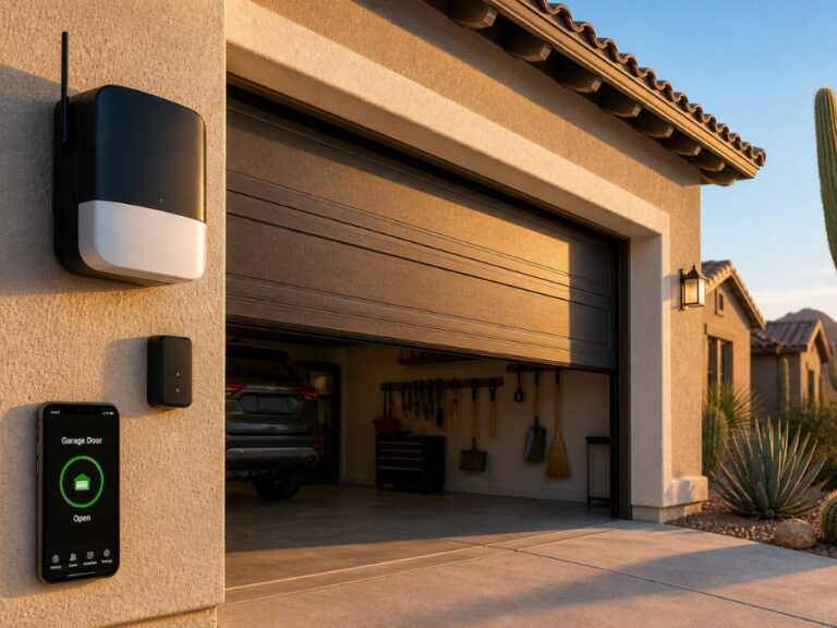 Are Smart Garage Door Openers Reliable In Gilbert, AZ Heat?