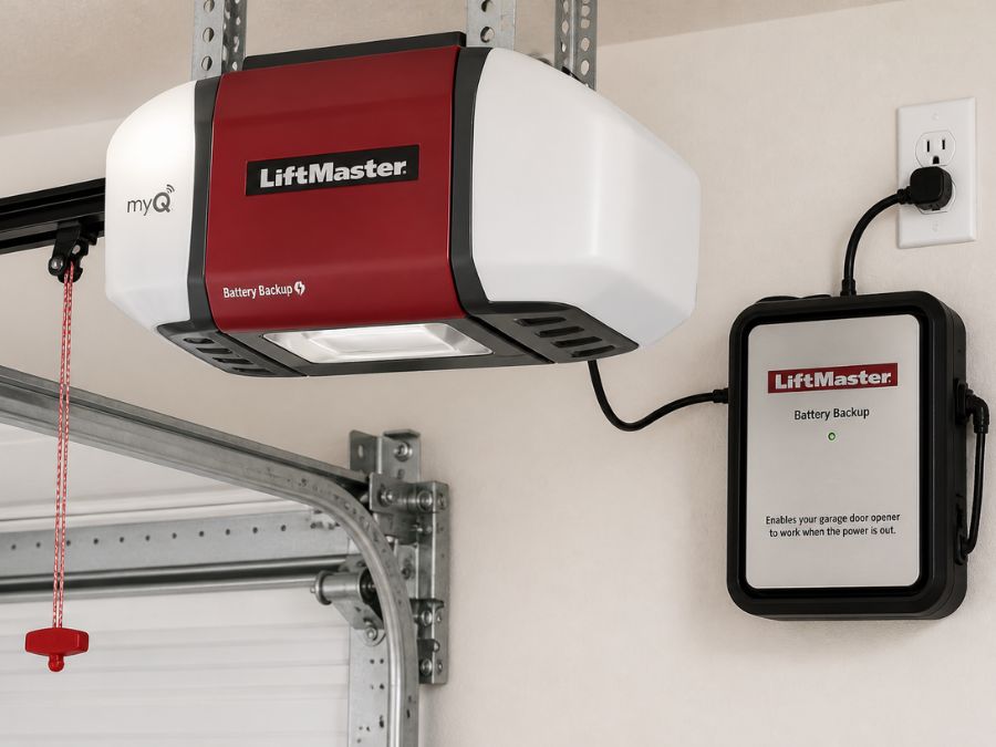 How Do I Add Battery Backup To My Garage Door For Monsoon Outages In Chandler?